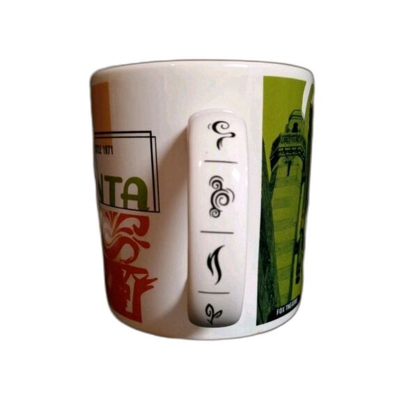 STARBUCKS ATLANTA Mug City Collage FOX THEATER Single Mocha Cup - Picture 8 of 10